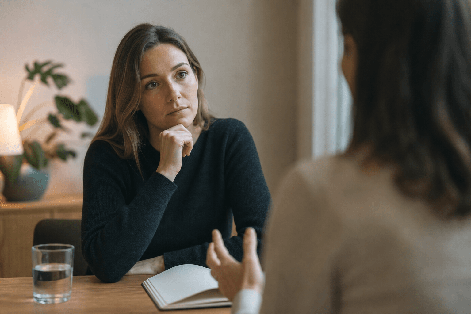 Rozmowa ze specjalistą przy stole — jak zdiagnozować ADHD